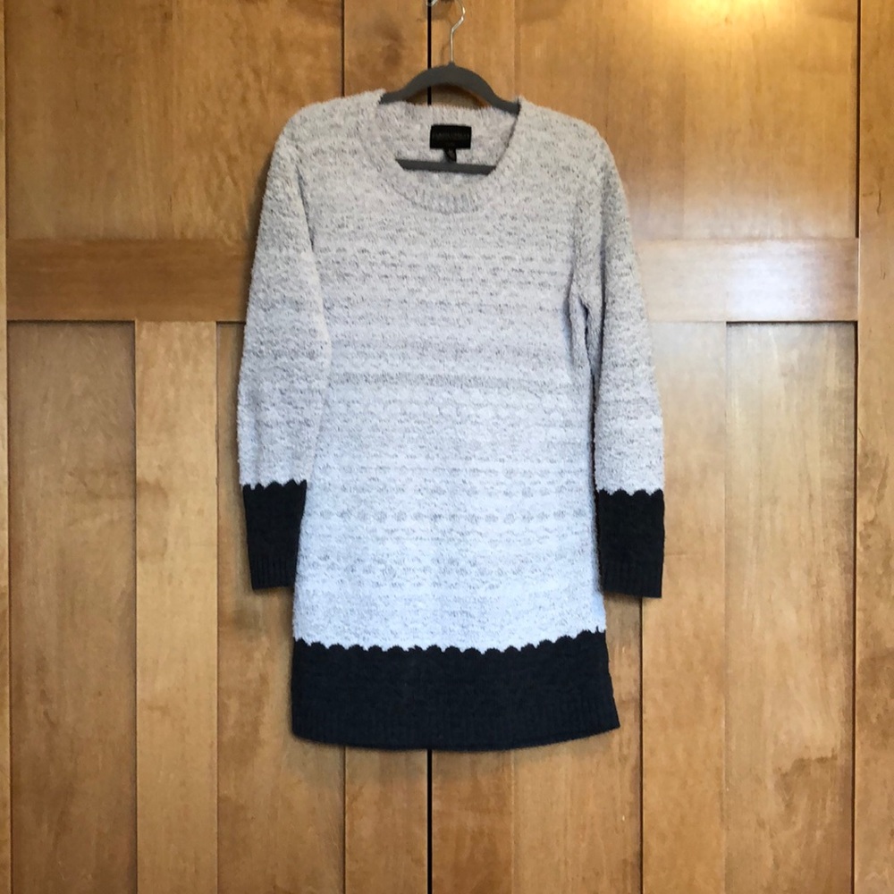 Beautiful gray sweater dress